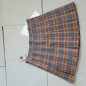 Gray and yellow medium skirt